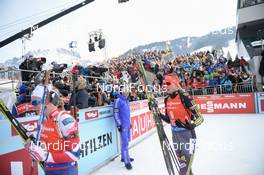 12.02.2017, Hochfilzen, Austria (AUT): Anastasiya Kuzmina (SVK) - IBU world championships biathlon, pursuit women, Hochfilzen (AUT). www.nordicfocus.com. © NordicFocus. Every downloaded picture is fee-liable.