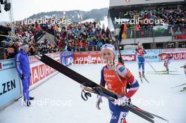 12.02.2017, Hochfilzen, Austria (AUT): Tiril Eckhoff (NOR) - IBU world championships biathlon, pursuit women, Hochfilzen (AUT). www.nordicfocus.com. © NordicFocus. Every downloaded picture is fee-liable.