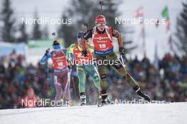 12.02.2017, Hochfilzen, Austria (AUT): Franziska Hildebrand (GER) - IBU world championships biathlon, pursuit women, Hochfilzen (AUT). www.nordicfocus.com. © NordicFocus. Every downloaded picture is fee-liable.