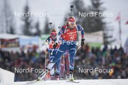 12.02.2017, Hochfilzen, Austria (AUT): Eva Puskarcikova (CZE) - IBU world championships biathlon, pursuit women, Hochfilzen (AUT). www.nordicfocus.com. © NordicFocus. Every downloaded picture is fee-liable.