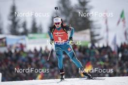 12.02.2017, Hochfilzen, Austria (AUT): Anais Chevalier (FRA) - IBU world championships biathlon, pursuit women, Hochfilzen (AUT). www.nordicfocus.com. © NordicFocus. Every downloaded picture is fee-liable.