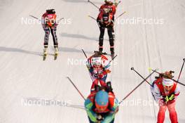 12.02.2017, Hochfilzen, Austria (AUT): Marte Olsbu (NOR) - IBU world championships biathlon, pursuit women, Hochfilzen (AUT). www.nordicfocus.com. © NordicFocus. Every downloaded picture is fee-liable.