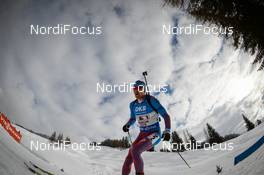 18.02.2017, Hochfilzen, Austria (AUT): Alexey Volkov (RUS) - IBU world championships biathlon, relay men, Hochfilzen (AUT). www.nordicfocus.com. © NordicFocus. Every downloaded picture is fee-liable.