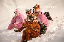 18.02.2017, Hochfilzen, Austria (AUT): Event Feature:  biathlon fans- IBU world championships biathlon, relay men, Hochfilzen (AUT). www.nordicfocus.com. © NordicFocus. Every downloaded picture is fee-liable.