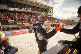 18.02.2017, Hochfilzen, Austria (AUT): Julian Eberhard (AUT) - IBU world championships biathlon, relay men, Hochfilzen (AUT). www.nordicfocus.com. © NordicFocus. Every downloaded picture is fee-liable.