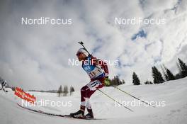 18.02.2017, Hochfilzen, Austria (AUT): Christian Gow (CAN) - IBU world championships biathlon, relay men, Hochfilzen (AUT). www.nordicfocus.com. © NordicFocus. Every downloaded picture is fee-liable.