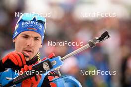 18.02.2017, Hochfilzen, Austria (AUT): Simon Schempp (GER) - IBU world championships biathlon, relay men, Hochfilzen (AUT). www.nordicfocus.com. © NordicFocus. Every downloaded picture is fee-liable.
