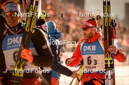 18.02.2017, Hochfilzen, Austria (AUT): Simon Eder (AUT) - IBU world championships biathlon, relay men, Hochfilzen (AUT). www.nordicfocus.com. © NordicFocus. Every downloaded picture is fee-liable.