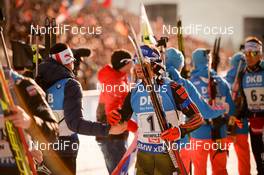 18.02.2017, Hochfilzen, Austria (AUT): Simon Schempp (GER) - IBU world championships biathlon, relay men, Hochfilzen (AUT). www.nordicfocus.com. © NordicFocus. Every downloaded picture is fee-liable.