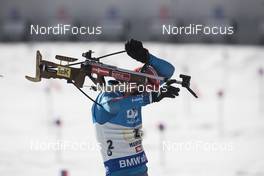 18.02.2017, Hochfilzen, Austria (AUT): Anton Babikov (RUS) - IBU world championships biathlon, relay men, Hochfilzen (AUT). www.nordicfocus.com. © NordicFocus. Every downloaded picture is fee-liable.