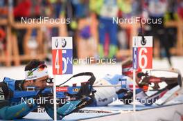 18.02.2017, Hochfilzen, Austria (AUT): Martin Fourcade (FRA) - IBU world championships biathlon, relay men, Hochfilzen (AUT). www.nordicfocus.com. © NordicFocus. Every downloaded picture is fee-liable.