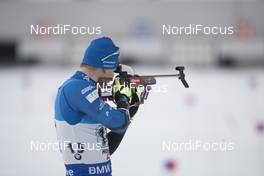 18.02.2017, Hochfilzen, Austria (AUT): Kalev Ermits (EST) - IBU world championships biathlon, relay men, Hochfilzen (AUT). www.nordicfocus.com. © NordicFocus. Every downloaded picture is fee-liable.