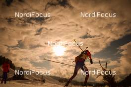 18.02.2017, Hochfilzen, Austria (AUT): Leif Nordgren (USA) - IBU world championships biathlon, relay men, Hochfilzen (AUT). www.nordicfocus.com. © NordicFocus. Every downloaded picture is fee-liable.