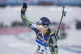 17.02.2017, Hochfilzen, Austria (AUT): Olena Pidhrushna (UKR) - IBU world championships biathlon, relay women, Hochfilzen (AUT). www.nordicfocus.com. © NordicFocus. Every downloaded picture is fee-liable.