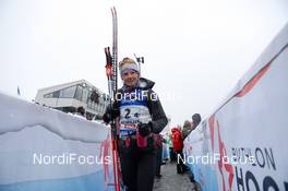17.02.2017, Hochfilzen, Austria (AUT): Marie Dorin Habert (FRA) - IBU world championships biathlon, relay women, Hochfilzen (AUT). www.nordicfocus.com. © NordicFocus. Every downloaded picture is fee-liable.