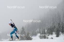 17.02.2017, Hochfilzen, Austria (AUT): Celia Aymonier (FRA) - IBU world championships biathlon, relay women, Hochfilzen (AUT). www.nordicfocus.com. © NordicFocus. Every downloaded picture is fee-liable.