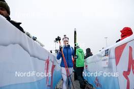 17.02.2017, Hochfilzen, Austria (AUT): Kaisa Makarainen (FIN) - IBU world championships biathlon, relay women, Hochfilzen (AUT). www.nordicfocus.com. © NordicFocus. Every downloaded picture is fee-liable.