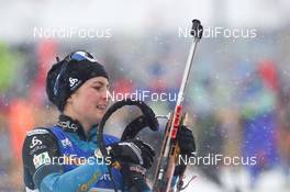 17.02.2017, Hochfilzen, Austria (AUT): Justine Braisaz (FRA) - IBU world championships biathlon, relay women, Hochfilzen (AUT). www.nordicfocus.com. © NordicFocus. Every downloaded picture is fee-liable.
