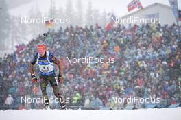 17.02.2017, Hochfilzen, Austria (AUT): Maren Hammerschmidt (GER) - IBU world championships biathlon, relay women, Hochfilzen (AUT). www.nordicfocus.com. © NordicFocus. Every downloaded picture is fee-liable.