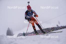 17.02.2017, Hochfilzen, Austria (AUT): Anastasiya Kuzmina (SVK) - IBU world championships biathlon, relay women, Hochfilzen (AUT). www.nordicfocus.com. © NordicFocus. Every downloaded picture is fee-liable.