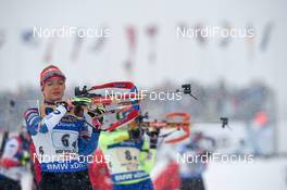 17.02.2017, Hochfilzen, Austria (AUT): Gabriela Koukalova (CZE) - IBU world championships biathlon, relay women, Hochfilzen (AUT). www.nordicfocus.com. © NordicFocus. Every downloaded picture is fee-liable.