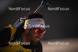 11.02.2017, Hochfilzen, Austria (AUT): Martin Fourcade (FRA) - IBU world championships biathlon, sprint men, Hochfilzen (AUT). www.nordicfocus.com. © NordicFocus. Every downloaded picture is fee-liable.
