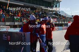 11.02.2017, Hochfilzen, Austria (AUT): Emil Hegle Svendsen (NOR) - IBU world championships biathlon, sprint men, Hochfilzen (AUT). www.nordicfocus.com. © NordicFocus. Every downloaded picture is fee-liable.
