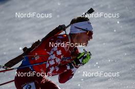 11.02.2017, Hochfilzen, Austria (AUT): Scott Gow (CAN) - IBU world championships biathlon, sprint men, Hochfilzen (AUT). www.nordicfocus.com. © NordicFocus. Every downloaded picture is fee-liable.
