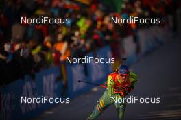 11.02.2017, Hochfilzen, Austria (AUT): Fredrik Lindstroem (SWE) - IBU world championships biathlon, sprint men, Hochfilzen (AUT). www.nordicfocus.com. © NordicFocus. Every downloaded picture is fee-liable.