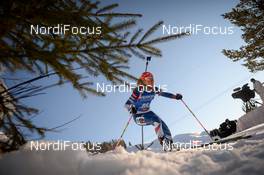 10.02.2017, Hochfilzen, Austria (AUT): Eva Puskarcikova (CZE) - IBU world championships biathlon, sprint women, Hochfilzen (AUT). www.nordicfocus.com. © NordicFocus. Every downloaded picture is fee-liable.