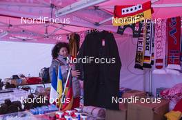 18.02.2017, Hochfilzen, Austria (AUT): Event Feature: hosts with food and beverages prepare for the fans- IBU world championships biathlon, training, Hochfilzen (AUT). www.nordicfocus.com. © NordicFocus. Every downloaded picture is fee-liable.