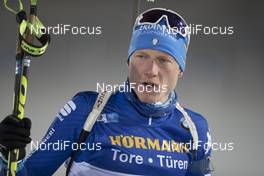 30.11.2017, Oestersund, Sweden, (SWE): Lukas Hofer (ITA) - IBU world cup biathlon, individual men, Oestersund (SWE). www.nordicfocus.com. © Manzoni/NordicFocus. Every downloaded picture is fee-liable.