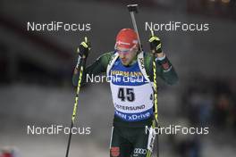 30.11.2017, Oestersund, Sweden, (SWE): Arnd Peiffer (GER) - IBU world cup biathlon, individual men, Oestersund (SWE). www.nordicfocus.com. © Manzoni/NordicFocus. Every downloaded picture is fee-liable.