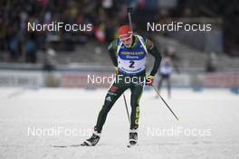 30.11.2017, Oestersund, Sweden, (SWE): Benedikt Doll (GER) - IBU world cup biathlon, individual men, Oestersund (SWE). www.nordicfocus.com. © Manzoni/NordicFocus. Every downloaded picture is fee-liable.