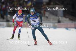 30.11.2017, Oestersund, Sweden, (SWE): Volodymyr Siemakov (UKR) - IBU world cup biathlon, individual men, Oestersund (SWE). www.nordicfocus.com. © Manzoni/NordicFocus. Every downloaded picture is fee-liable.