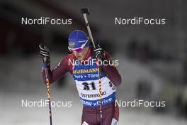 30.11.2017, Oestersund, Sweden, (SWE): Anton Babikov (RUS) - IBU world cup biathlon, individual men, Oestersund (SWE). www.nordicfocus.com. © Manzoni/NordicFocus. Every downloaded picture is fee-liable.