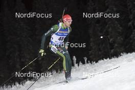 30.11.2017, Oestersund, Sweden, (SWE): Arnd Peiffer (GER) - IBU world cup biathlon, individual men, Oestersund (SWE). www.nordicfocus.com. © Manzoni/NordicFocus. Every downloaded picture is fee-liable.