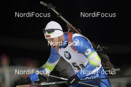 26.11.2017, Oestersund, Sweden, (SWE): Sergey Bocharnikov (BLR) - IBU world cup biathlon, relay mixed, Oestersund (SWE). www.nordicfocus.com. © Manzoni/NordicFocus. Every downloaded picture is fee-liable.