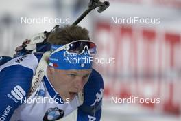 26.11.2017, Oestersund, Sweden, (SWE): Lukas Hofer (ITA) - IBU world cup biathlon, relay mixed, Oestersund (SWE). www.nordicfocus.com. © Manzoni/NordicFocus. Every downloaded picture is fee-liable.
