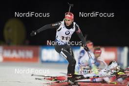 26.11.2017, Oestersund, Sweden, (SWE): Jeremy Finello (SUI) - IBU world cup biathlon, relay mixed, Oestersund (SWE). www.nordicfocus.com. © Manzoni/NordicFocus. Every downloaded picture is fee-liable.