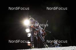 26.11.2017, Oestersund, Sweden, (SWE): Dunja Zdouc (AUT) - IBU world cup biathlon, relay mixed, Oestersund (SWE). www.nordicfocus.com. © Manzoni/NordicFocus. Every downloaded picture is fee-liable.