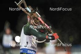 26.11.2017, Oestersund, Sweden, (SWE): Benedikt Doll (GER) - IBU world cup biathlon, relay mixed, Oestersund (SWE). www.nordicfocus.com. © Manzoni/NordicFocus. Every downloaded picture is fee-liable.