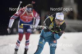 03.12.2017, Oestersund, Sweden, (SWE): Martin Fourcade (FRA) - IBU world cup biathlon, pursuit men, Oestersund (SWE). www.nordicfocus.com. © Manzoni/NordicFocus. Every downloaded picture is fee-liable.