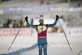 03.12.2017, Oestersund, Sweden, (SWE): Martin Fourcade (FRA) - IBU world cup biathlon, pursuit men, Oestersund (SWE). www.nordicfocus.com. © Manzoni/NordicFocus. Every downloaded picture is fee-liable.