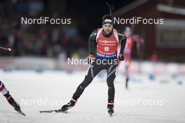 03.12.2017, Oestersund, Sweden, (SWE): Mario Dolder (SUI) - IBU world cup biathlon, pursuit men, Oestersund (SWE). www.nordicfocus.com. © Manzoni/NordicFocus. Every downloaded picture is fee-liable.