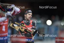03.12.2017, Oestersund, Sweden, (SWE): Mario Dolder (SUI) - IBU world cup biathlon, pursuit men, Oestersund (SWE). www.nordicfocus.com. © Manzoni/NordicFocus. Every downloaded picture is fee-liable.