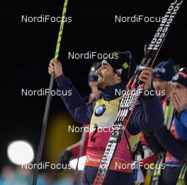 03.12.2017, Oestersund, Sweden, (SWE): Martin Fourcade (FRA) - IBU world cup biathlon, pursuit men, Oestersund (SWE). www.nordicfocus.com. © Tumashov/NordicFocus. Every downloaded picture is fee-liable.