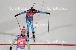 03.12.2017, Oestersund, Sweden, (SWE): Quentin Fillon Maillet (FRA) - IBU world cup biathlon, pursuit men, Oestersund (SWE). www.nordicfocus.com. © Tumashov/NordicFocus. Every downloaded picture is fee-liable.