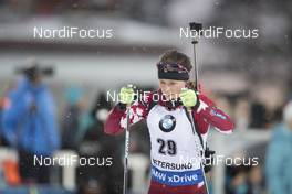 03.12.2017, Oestersund, Sweden, (SWE): Julia Ransom (CAN) - IBU world cup biathlon, pursuit women, Oestersund (SWE). www.nordicfocus.com. © Manzoni/NordicFocus. Every downloaded picture is fee-liable.