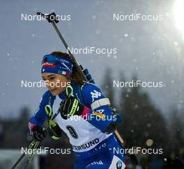 03.12.2017, Oestersund, Sweden, (SWE): Dorothea Wierer (ITA) - IBU world cup biathlon, pursuit women, Oestersund (SWE). www.nordicfocus.com. © Tumashov/NordicFocus. Every downloaded picture is fee-liable.